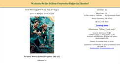 Desktop Screenshot of m-fdriveintheatre.com