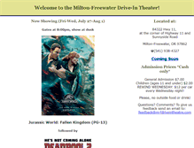 Tablet Screenshot of m-fdriveintheatre.com